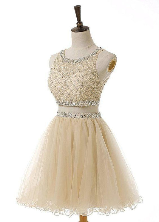 2 Hailey Homecoming Dresses Piece Sparkle Sweet 16 Dress