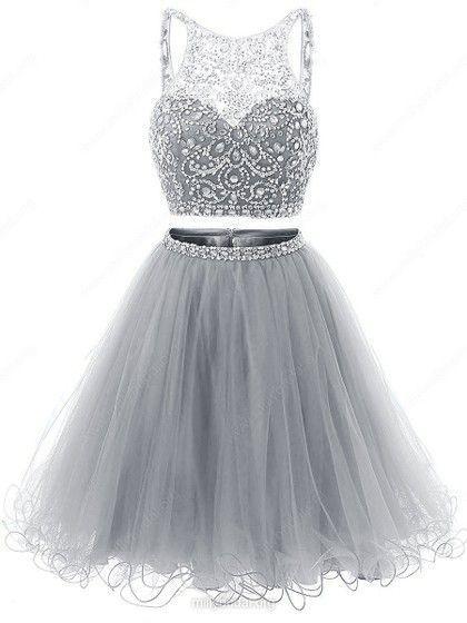 2 Piece Amirah Homecoming Dresses Sparkle Sweet 16 Dress