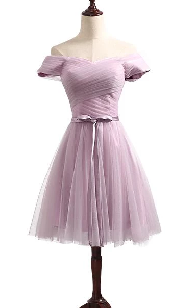Lovely Lavender Tulle Sweetheart Short Party Homecoming Dresses Arianna Dress For Sale HD4940